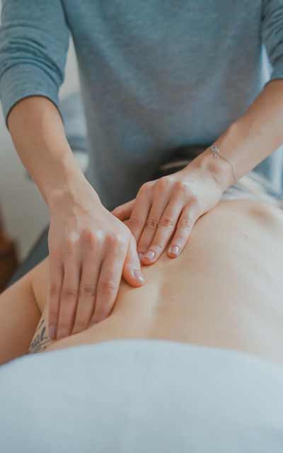 Remedial Massage - woman being massaged